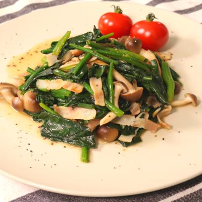 シンプルだけど鉄板！ほうれん草のソテー